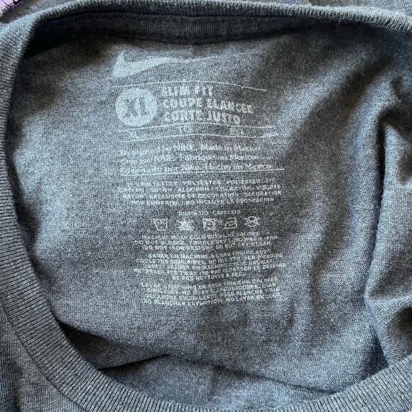 Nike Virginia Tech Vt Hokies Mens T-Shirt Sz XL Collegiate Street Norm Slim Fit - Picture 9 of 11